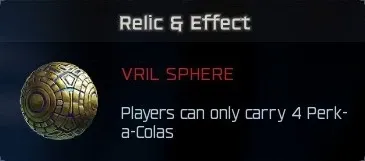 VRIL Sphere relic effect: limits to 4 perks in BO7 Cursed mode