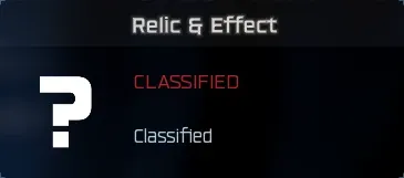 Wrestler's Belt relic effect card placeholder marked classified in BO7 Cursed mode