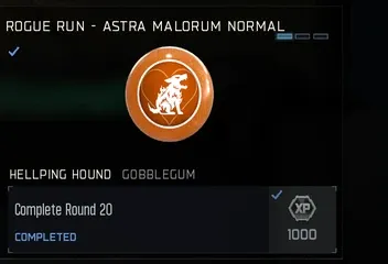 Hellping Hound GobbleGum reward for completing Round 20 on Astra Malorum Normal