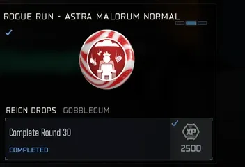 Reign Drops GobbleGum reward for completing Round 30 on Astra Malorum Normal