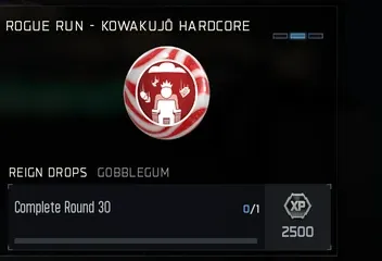 Reign Drops GobbleGum reward for completing Round 30 on Kowakujo Hardcore