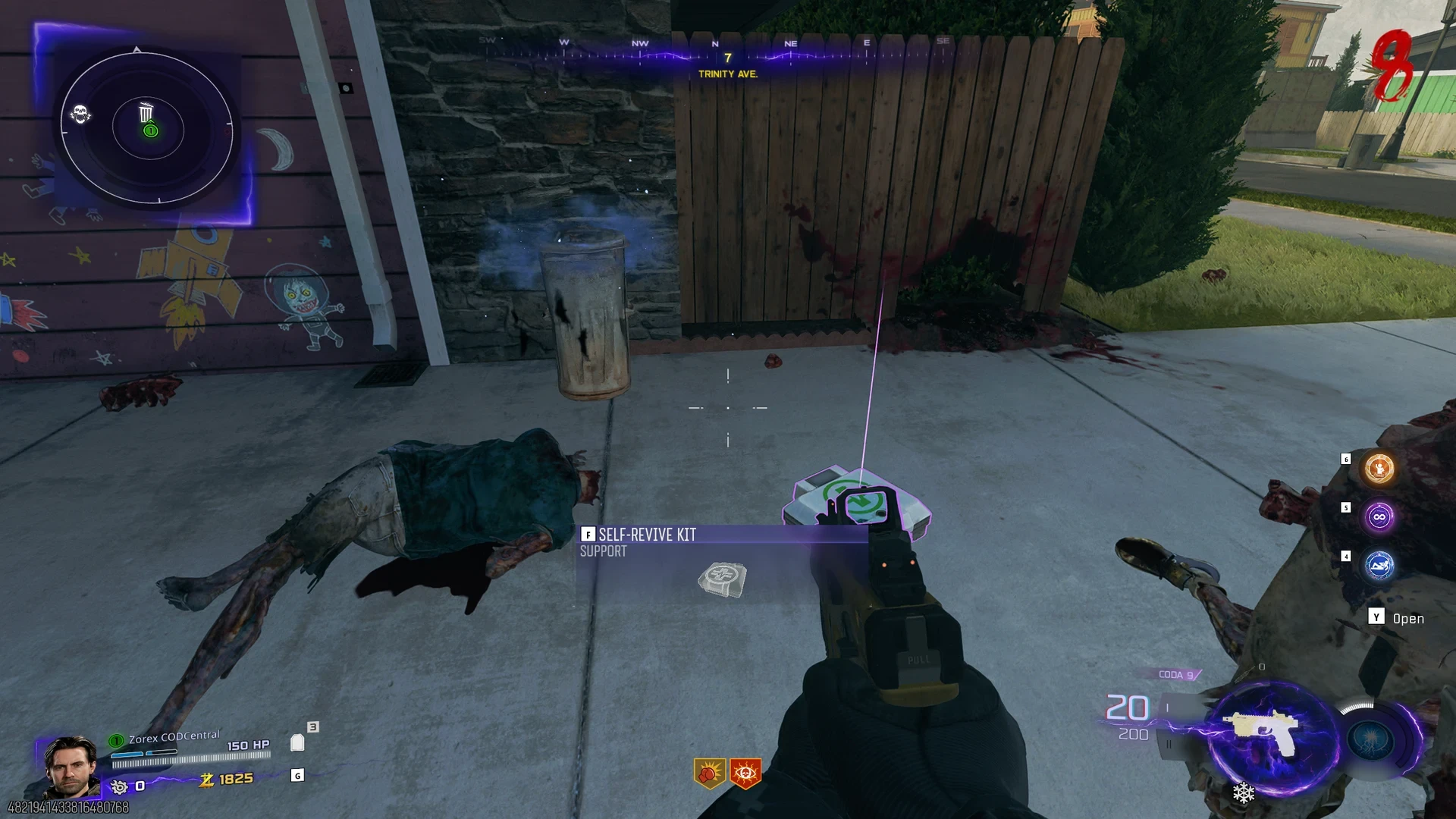 A Self-Revive Kit dropped on the ground in BO7 Rogue Run
