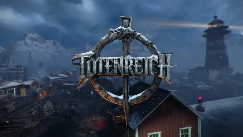 Totenreich map overview in BO7 Zombies, showing the fishing village and lighthouse