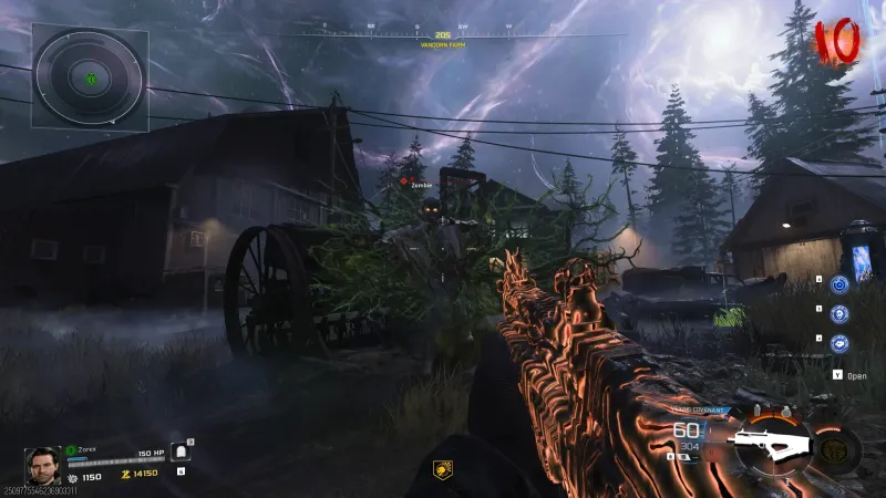 The Zoochory Major augment for Toxic Growth in Black Ops 7 Zombies