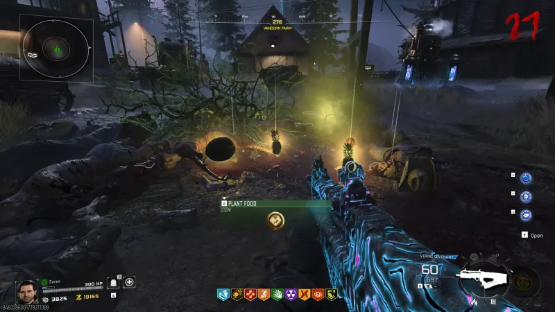 The Plant Food Minor augment for Toxic Growth in Black Ops 7 Zombies