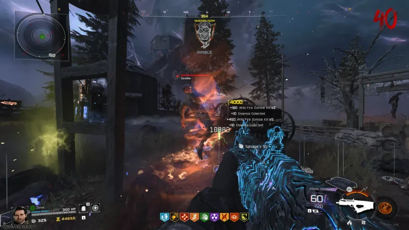 The Firestorm Major augment for Wild Fire in Black Ops 7 Zombies