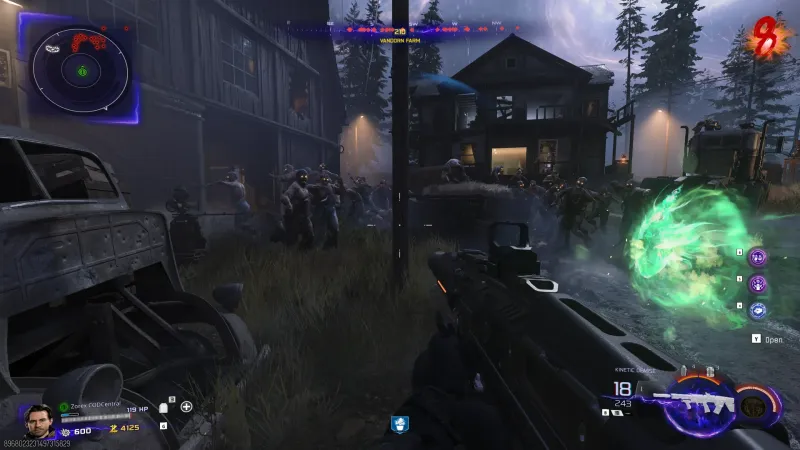 Mask of Benevolence's maiden form passively healing the player in Black Ops 7 Zombies