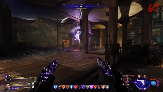 PhD Flopper explosion from a Stuntman wall jump off a pillar under a corner chandelier in the Museum Infinitum